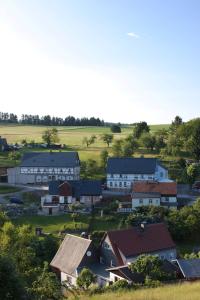 Dorfblick, Umgebindehäuser, Gasthof Zur Hoffnung