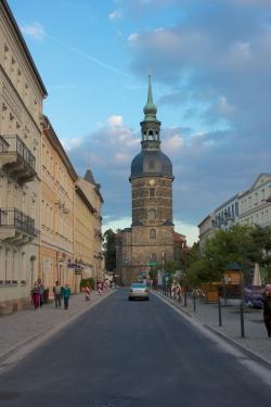 Marktplatz und Kirche Bad Schandau
