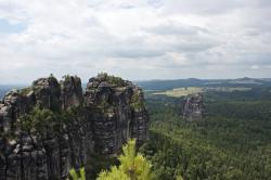 Aussicht Schrammsteine, Schrammsteinaussicht, Falkenstein