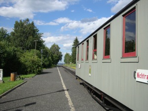 historische Personenwagen Jonsdorf - Zittauer Schmalspurbahn