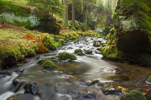 Khaatal Kirnitzschtal Langzeitbelichtung