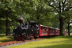 Park Railway Cottbus, steam engine, Zoo Cottbus