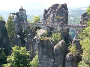 Basteibrücke - Bastei - Sächsische Schweiz