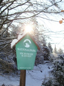 Nationalpark Sächsische Schweiz, Winter